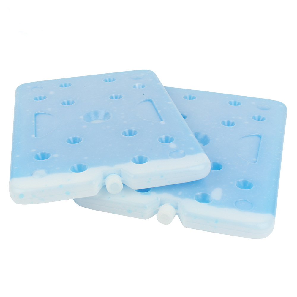 Reusable Flat Blue HDPE Ice Box
