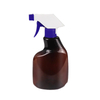400ml Brown Flat-Sided Spray Bottle - UV Protection Trigger Sprayer for Light-Sensitive Cleaning Chemicals