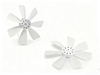 Zs Manufacturer High Quality 7-blade Fan Blades ,Plastic Fan Blades ,Indoor Ceiling Fan Blades, General Accessories for Fans