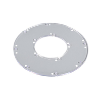 PC transparent fan fixing plate