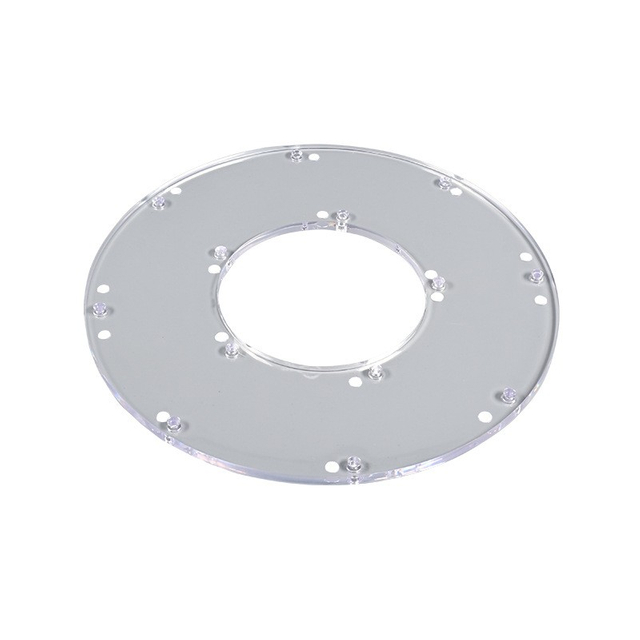 PC transparent fan fixing plate