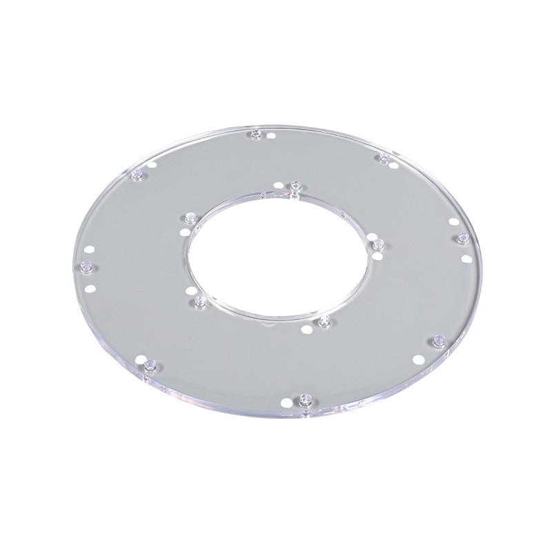 PC transparent fan fixing plate