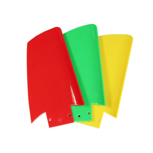 High Quality ABS General Parts Blow Molding Processing Ceiling Fan Lamp Blades Colorful Fan Blades