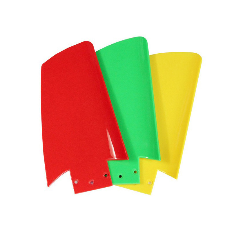High Quality ABS General Parts Blow Molding Processing Ceiling Fan Lamp Blades Colorful Fan Blades