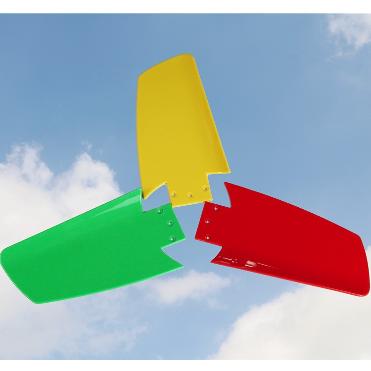 High Quality ABS General Parts Blow Molding Processing Ceiling Fan Lamp Blades Colorful Fan Blades