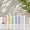 Empty 100ml HDPE Round Screw Cap Bottle Shampoo Shower Gel Lotion Sub Packaging Custom Color Cosmetic OEM