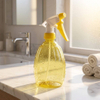 500ml Yellow Trigger Spray Bottle Ergonomic for Garden Plants Hair Styling Essential Oils Cleaning Multiuse OEM