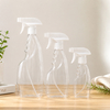 500ml Clear PET Trigger Spray Bottle Transparent 28mm Adjustable Nozzle Cleaning Household Garden Custom OEM