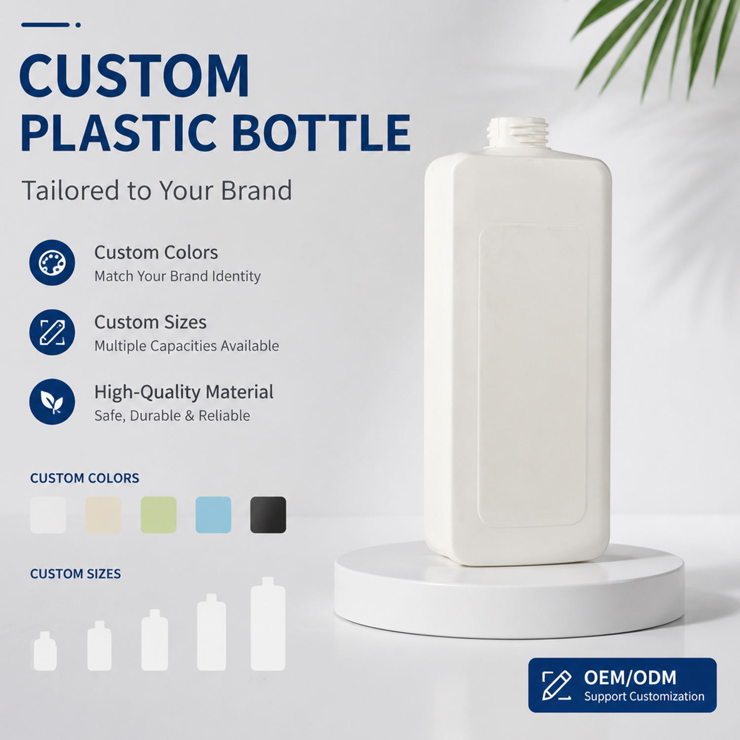 OEM/ODM Portable Toiletry Packaging for Cosmetic & Haircare Startups