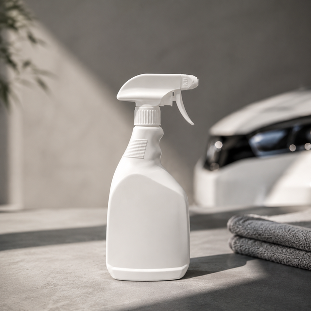 HDPE Trigger Spray Bottle for Car Cleaning Detergent Refillable 500ml 1L