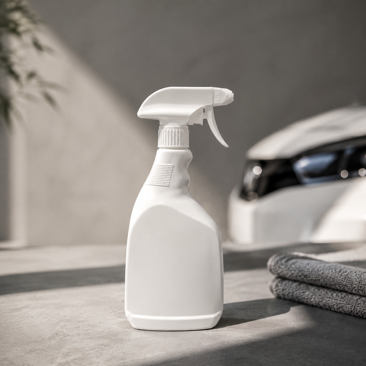HDPE Trigger Spray Bottle for Car Cleaning Detergent Refillable 500ml 1L