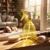 500ml Yellow Trigger Spray Bottle Ergonomic for Garden Plants Hair Styling Essential Oils Cleaning Multiuse OEM