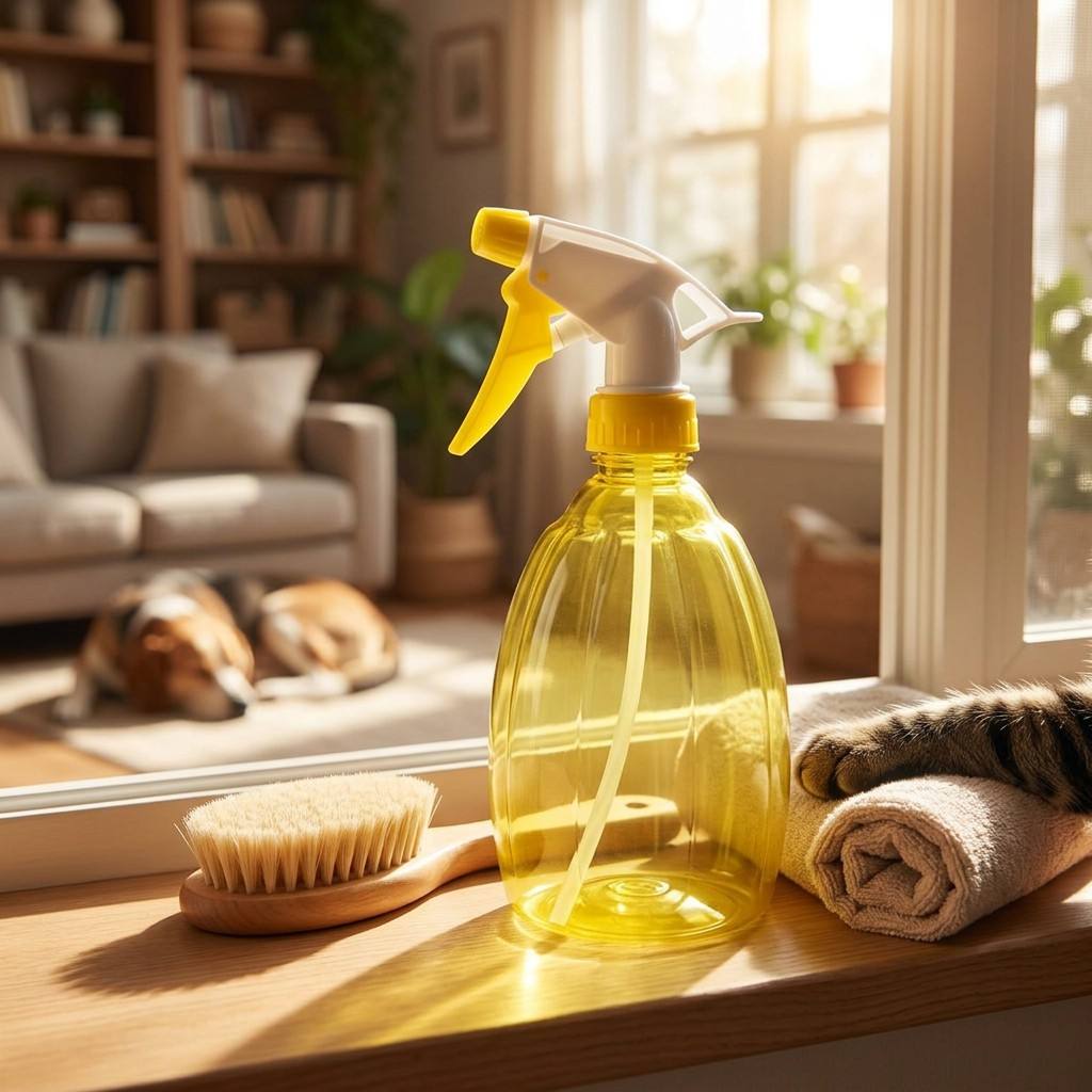 500ml Yellow Trigger Spray Bottle Ergonomic for Garden Plants Hair Styling Essential Oils Cleaning Multiuse OEM