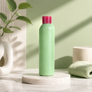Empty 280ml HDPE Shampoo Conditioner Bottle Flip Cap Macaron Multicolor Shower Gel Emulsion Packaging OEM