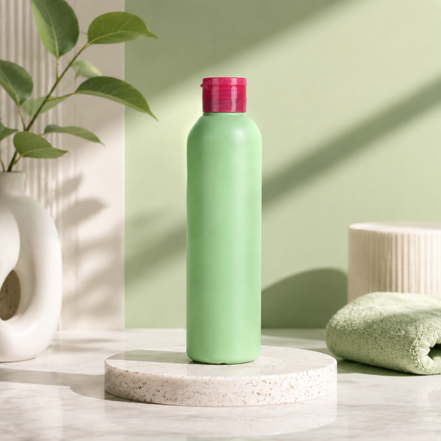 Empty 280ml HDPE Shampoo Conditioner Bottle Flip Cap Macaron Multicolor Shower Gel Emulsion Packaging OEM