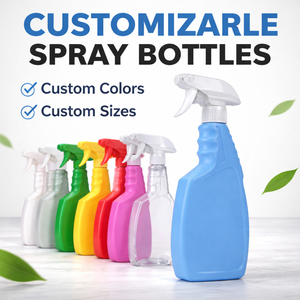 Refillable 500ml HDPE Trigger Spray Bottle Empty Plastic Mist Nozzle Cleaning Household Garden Custom OEM
