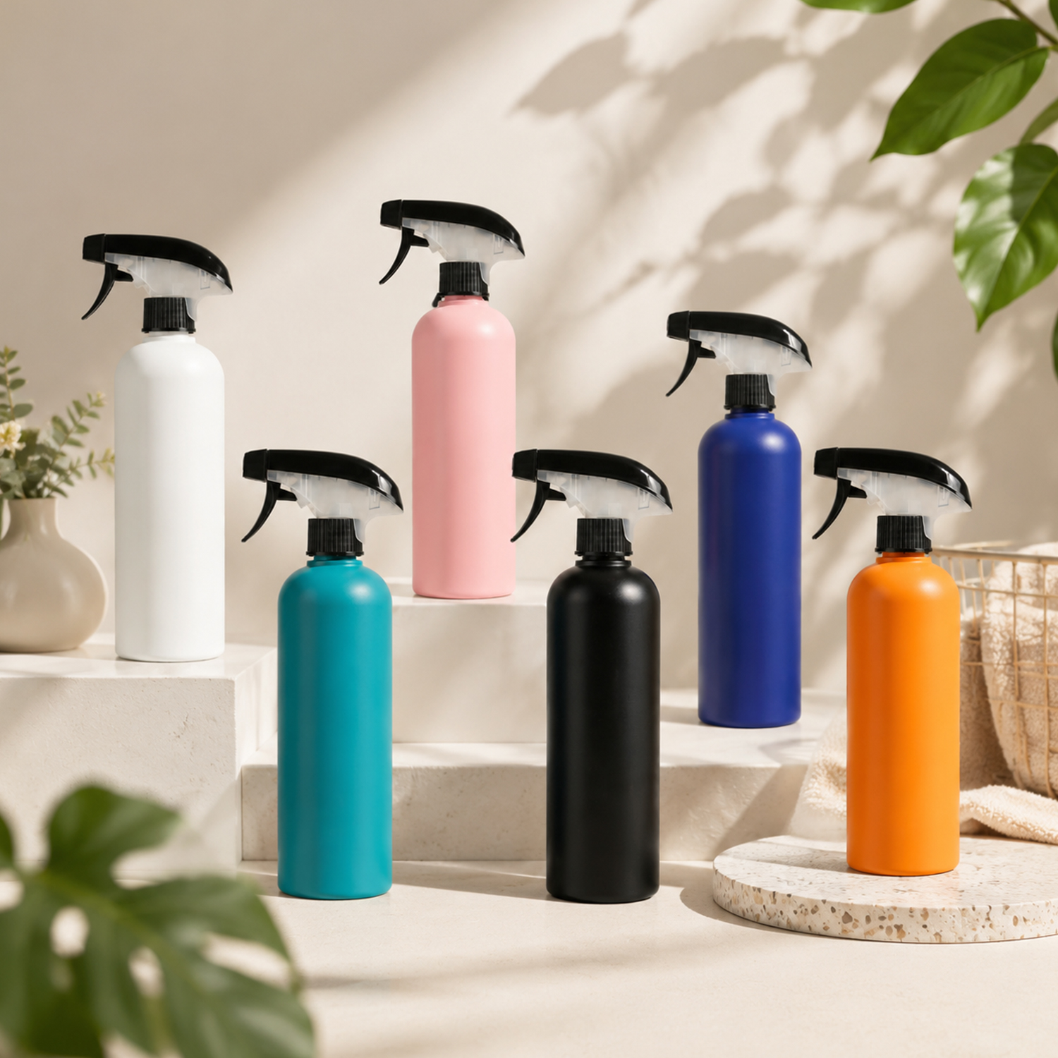 800ml PET Preform for Cosmetic Facial Cleanser Spray Bottle with Silk Screen Printing Customizable Blow Molding