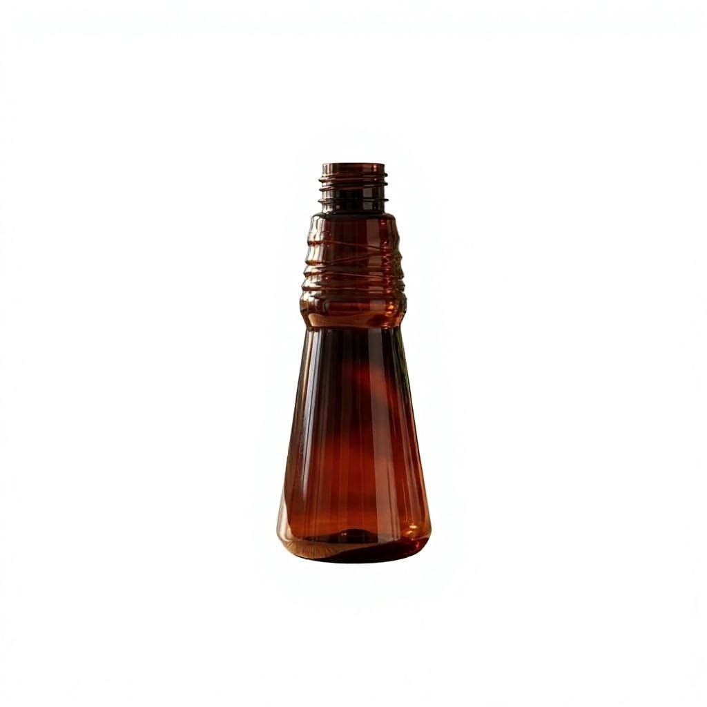 Small 150ml Amber PET Sesame Oil Bottle Food Grade Empty Plastic Cooking Oil Condiment Packaging Wholesale OEM
