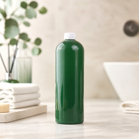Custom Color 800ml PET Shampoo Conditioner Bottle Screw Cap Large Capacity Shower Gel Cosmetic Packaging OEM