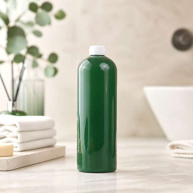 Custom Color 800ml PET Shampoo Conditioner Bottle Screw Cap Large Capacity Shower Gel Cosmetic Packaging OEM