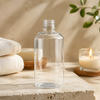 Transparent 500ml PET Empty Bottle Clear Shampoo Conditioner Shower Gel Emulsion Cosmetic Packaging OEM