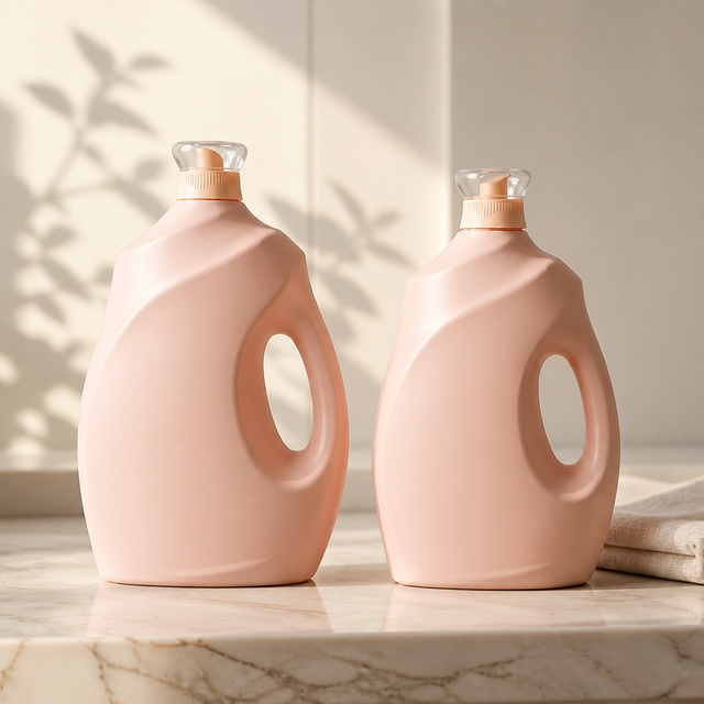 Thickened Plastic Barrel Dispensing Bottle, Tight Screw Cap Design for Household Clothing Care Solution Packaging Use