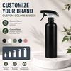 800ml PET Preform for Cosmetic Facial Cleanser Spray Bottle with Silk Screen Printing Customizable Blow Molding