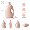 Thickened Plastic Barrel Dispensing Bottle, Tight Screw Cap Design for Household Clothing Care Solution Packaging Use
