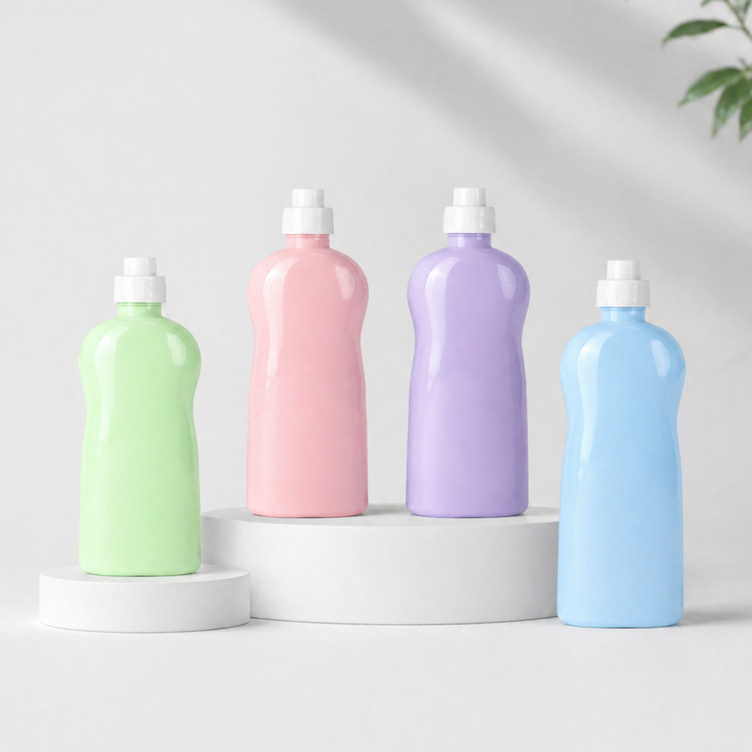 300ml HDPE Plastic Bottle for Facial Cleanser Hand Sanitizer Body Wash Daily Care Custom Color Cosmetic OEM