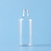 Transparent 500ml PET Empty Bottle Clear Shampoo Conditioner Shower Gel Emulsion Cosmetic Packaging OEM