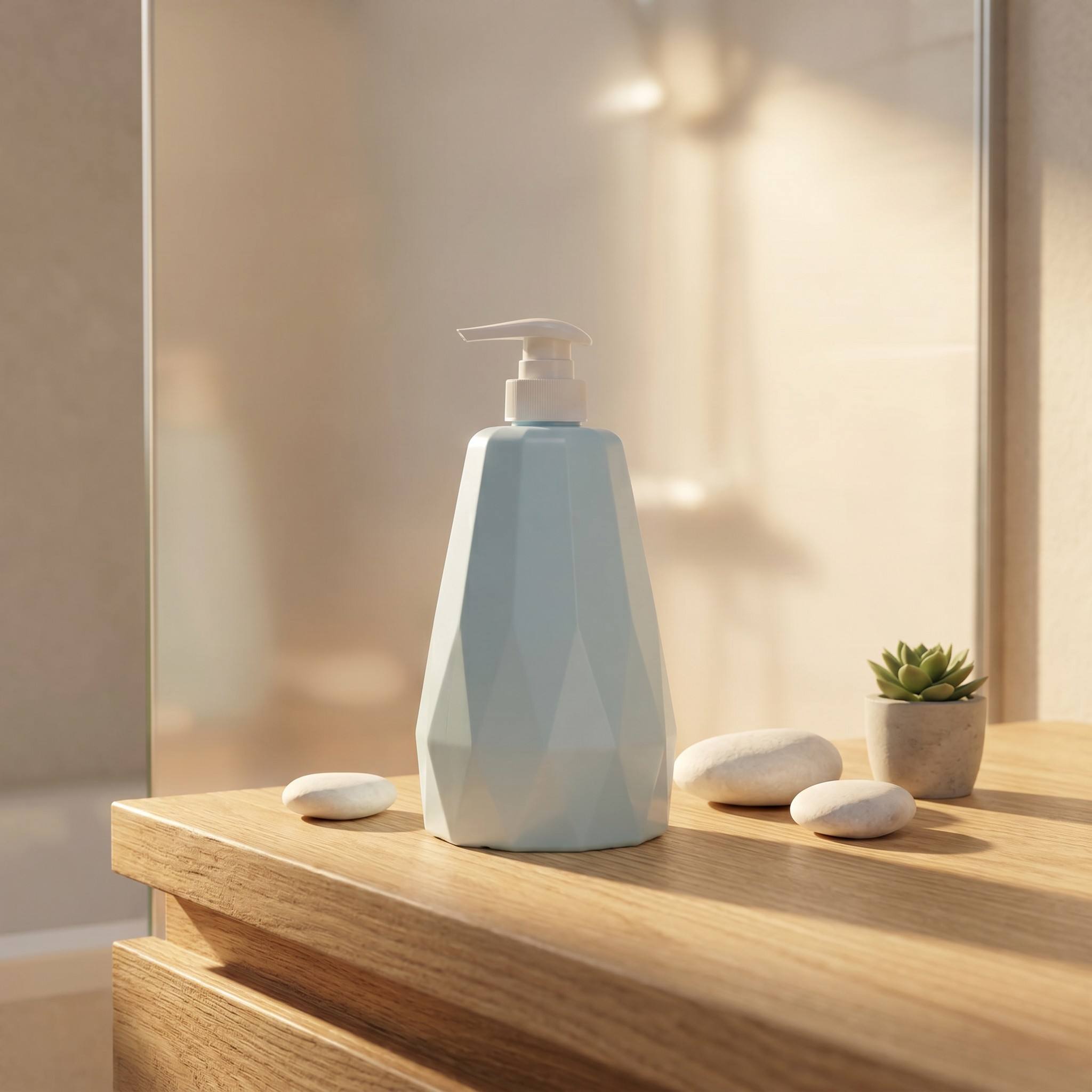 Large 1000ml HDPE Lotion Pump Bottle for Shampoo Conditioner Shower Gel Cosmetic Packaging OEM