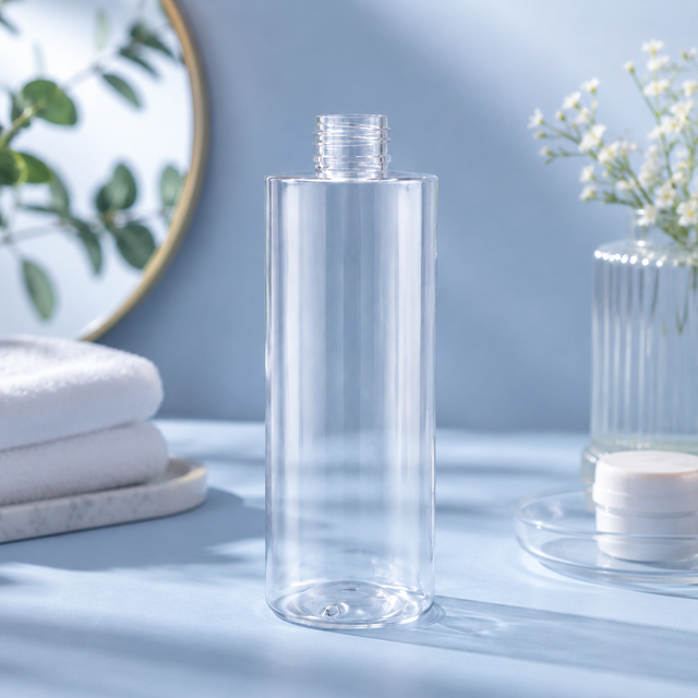 Empty 1000ml Transparent PET Bottle Clear Large Shampoo Conditioner Shower Gel Cosmetic Packaging OEM