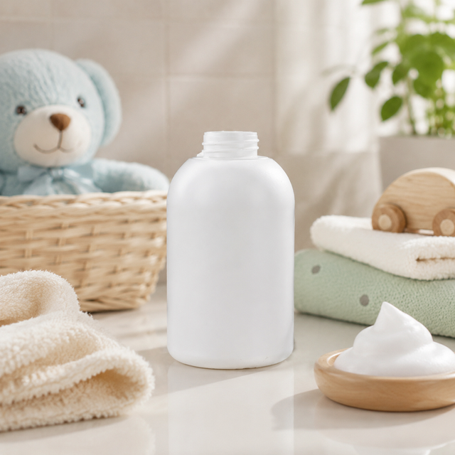 Infant Toddler Foam Pump Bottle Soft Touch HDPE Baby Lotion Shampoo Emulsion Packaging BPA Free OEM