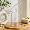 Empty 1000ml Transparent PET Bottle Clear Large Shampoo Conditioner Shower Gel Cosmetic Packaging OEM