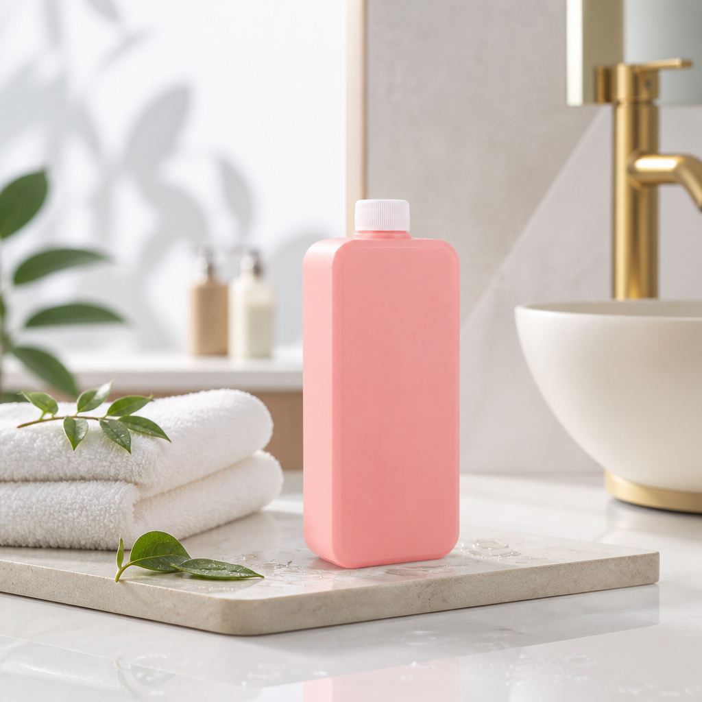 Wholesale Leakproof HDPE 500ml Empty Customizable Travel Spray Bottle for Shampoo and Shower Gel